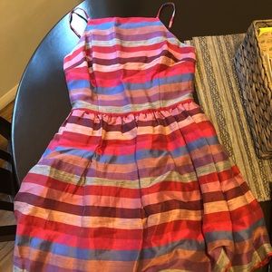 BeBe Striped Mini dress. Colorful!